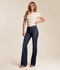 High Rise Slim Trouser Stretch Jean