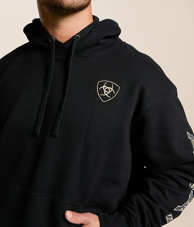 Embroidered Logo Hooded Sweatshirt