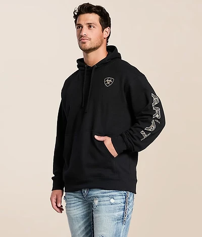 Embroidered Logo Hooded Sweatshirt