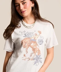 Cowboy Rose Oversized T-Shirt