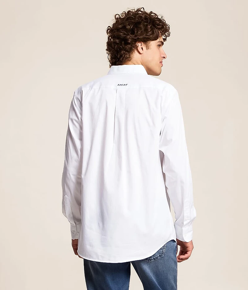 Team Logo Twill Fitted Shirt