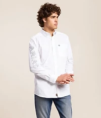 Team Logo Twill Fitted Shirt