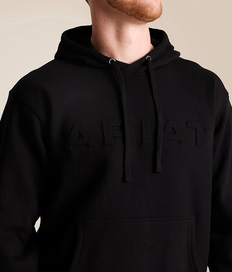 Embossed Logo Hooded Sweatshirt