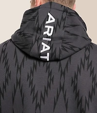 Southwestern Pieced Hooded Sweatshirt