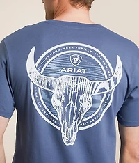 Wooden Longhorn Mountain T-Shirt