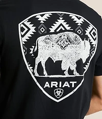 Bison Stamp Shield T-Shirt