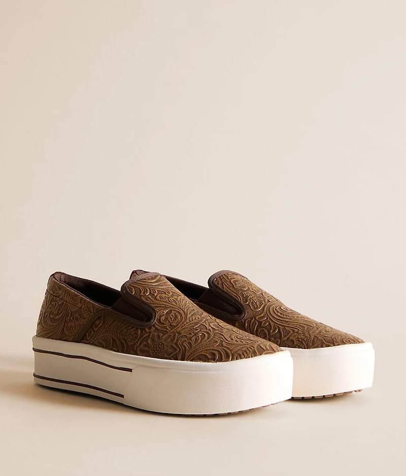 Skylar Tooled Leather Shoe