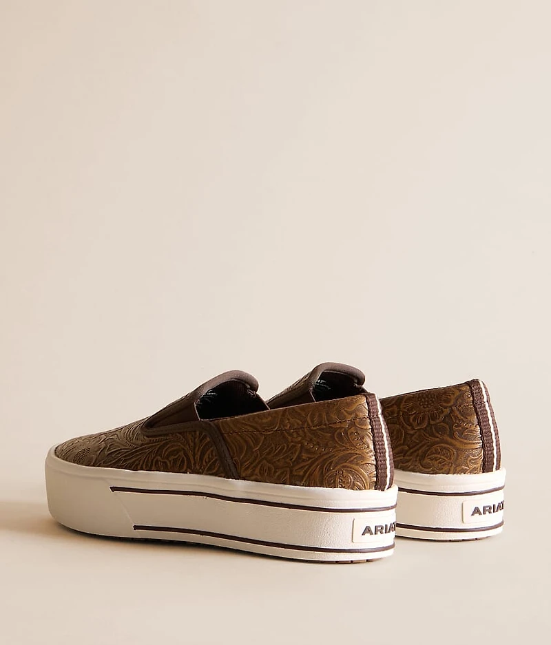 Skylar Tooled Leather Shoe