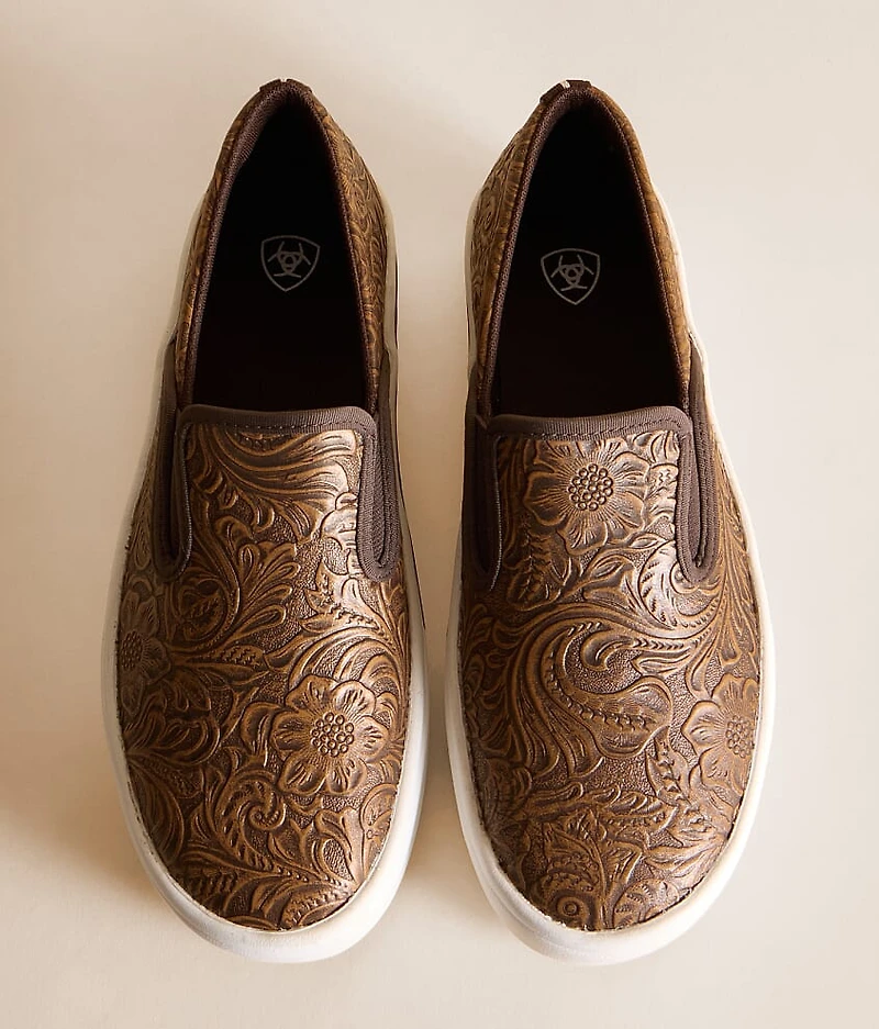 Skylar Tooled Leather Shoe