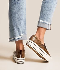 Skylar Tooled Leather Shoe