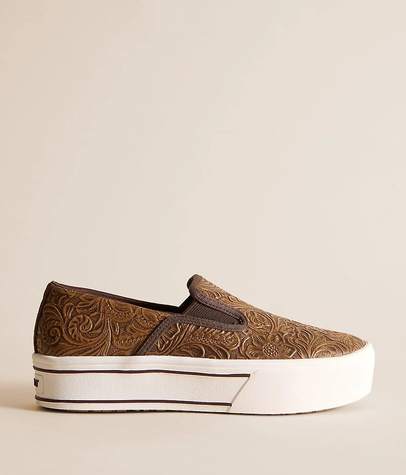 Skylar Tooled Leather Shoe