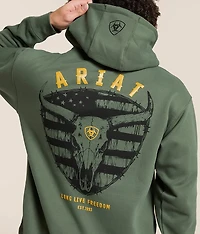 Longhorn Thrashed Hooded Sweatshirt