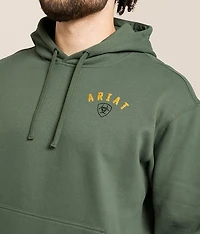 Longhorn Thrashed Hooded Sweatshirt