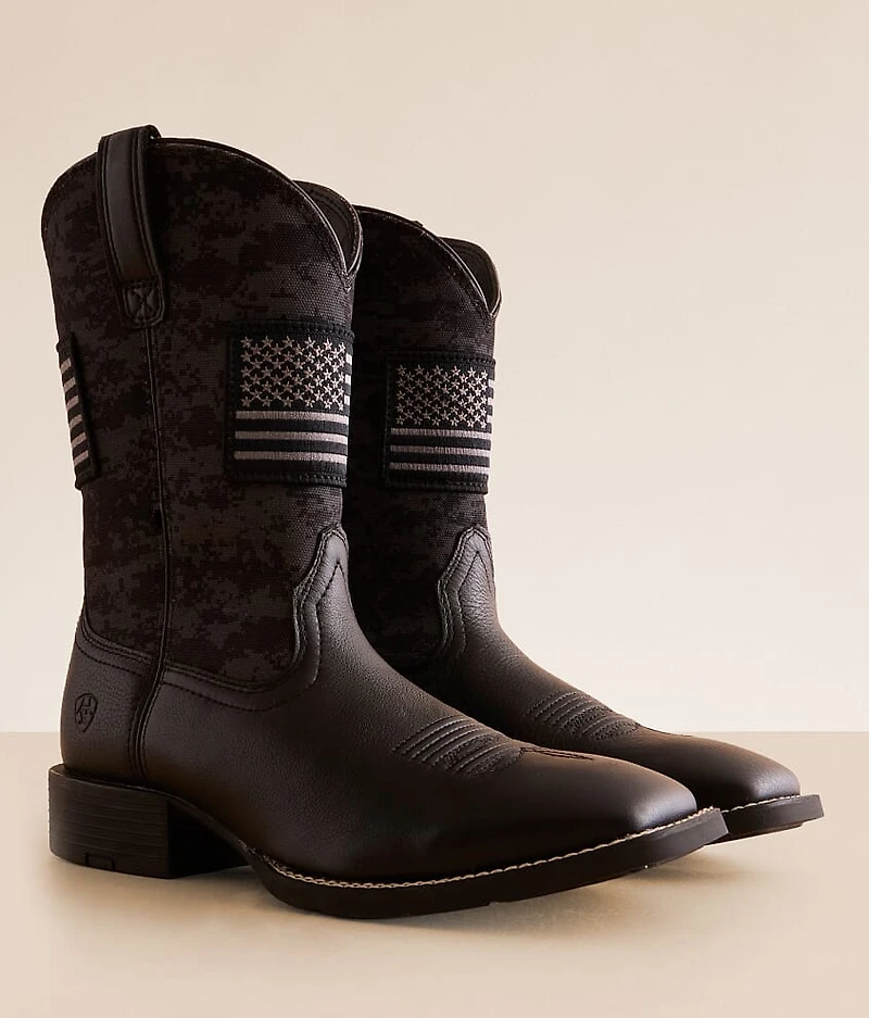 Sport Patriot Leather Cowboy Boot