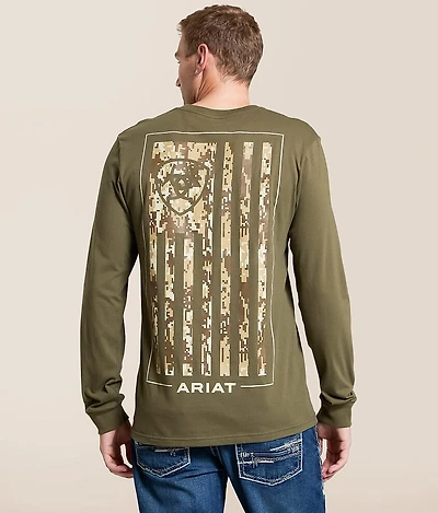 Flag Vertical Patriot T-Shirt