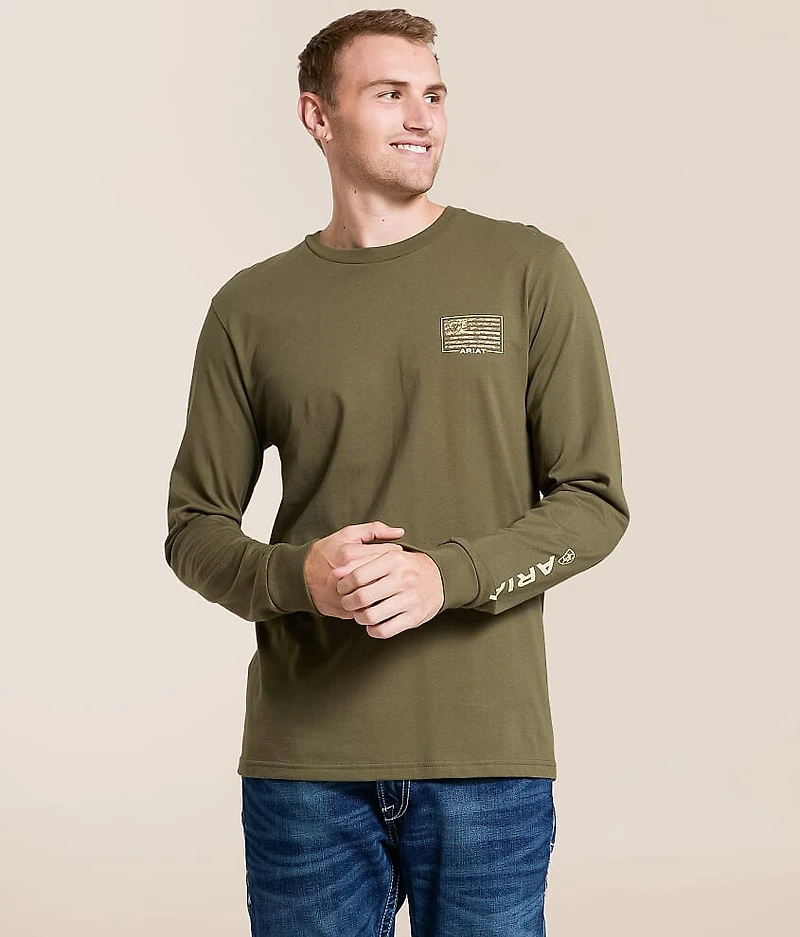 Flag Vertical Patriot T-Shirt