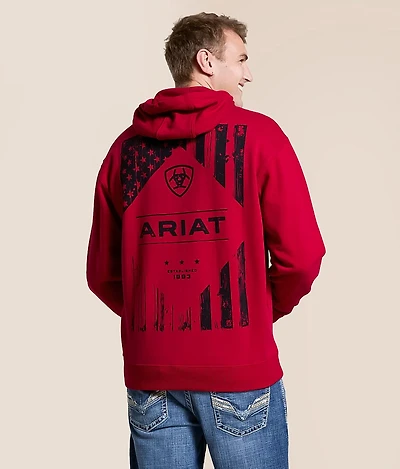 Diamond Flag Hooded Sweatshirt