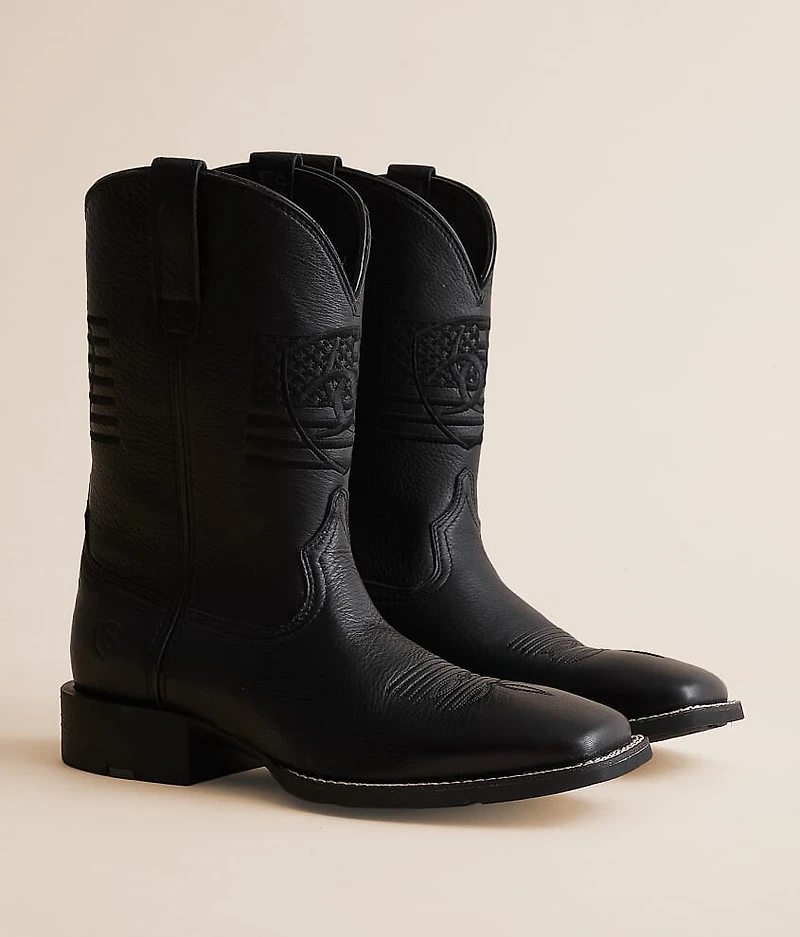 Sport Freedom Leather Cowboy Boot