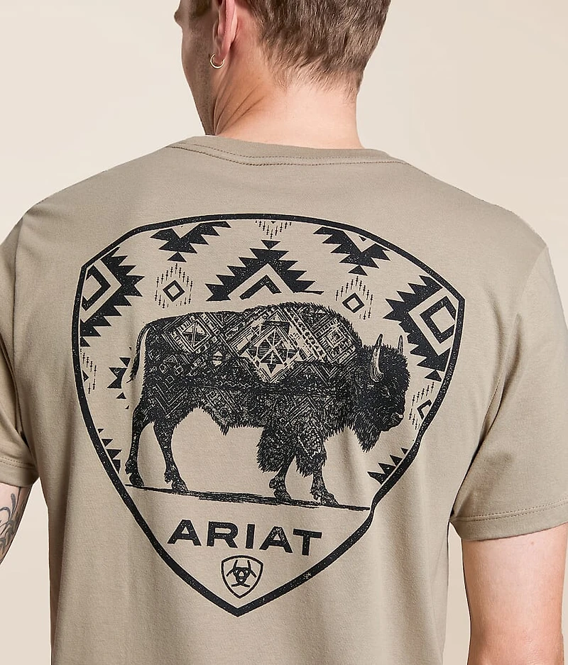 Bison Stamp Shield T-Shirt