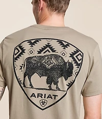 Bison Stamp Shield T-Shirt