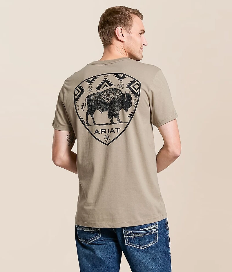 Bison Stamp Shield T-Shirt