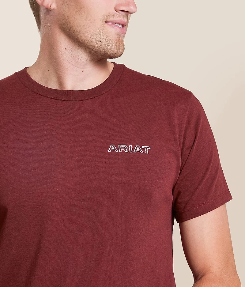 Layered Patriot Stamp T-Shirt
