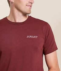 Layered Patriot Stamp T-Shirt