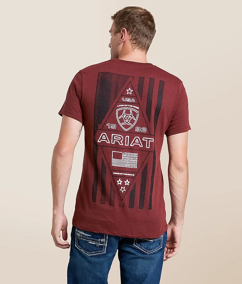 Layered Patriot Stamp T-Shirt