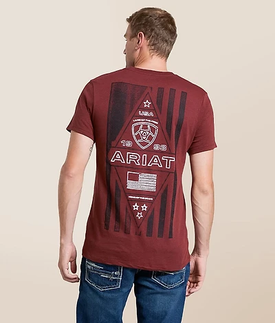 Layered Patriot Stamp T-Shirt