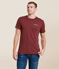 Layered Patriot Stamp T-Shirt