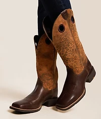 Round Up Ryder Leather Western Boot