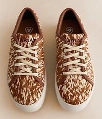 Skylar Cow Print Leather Sneaker