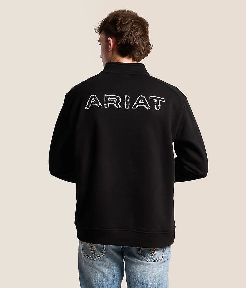 Barbed Wire Quarter Zip Pullover