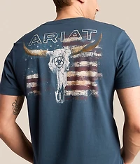 Longhorn Tattered T-Shirt