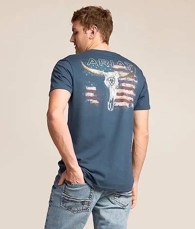 Longhorn Tattered T-Shirt