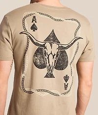 Face Card Skull T-Shirt