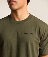 Camo Longhorn Shield T-Shirt