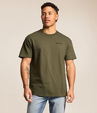 Camo Longhorn Shield T-Shirt