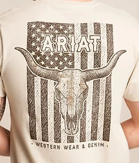 Sketch Longhorn Patriot T-Shirt