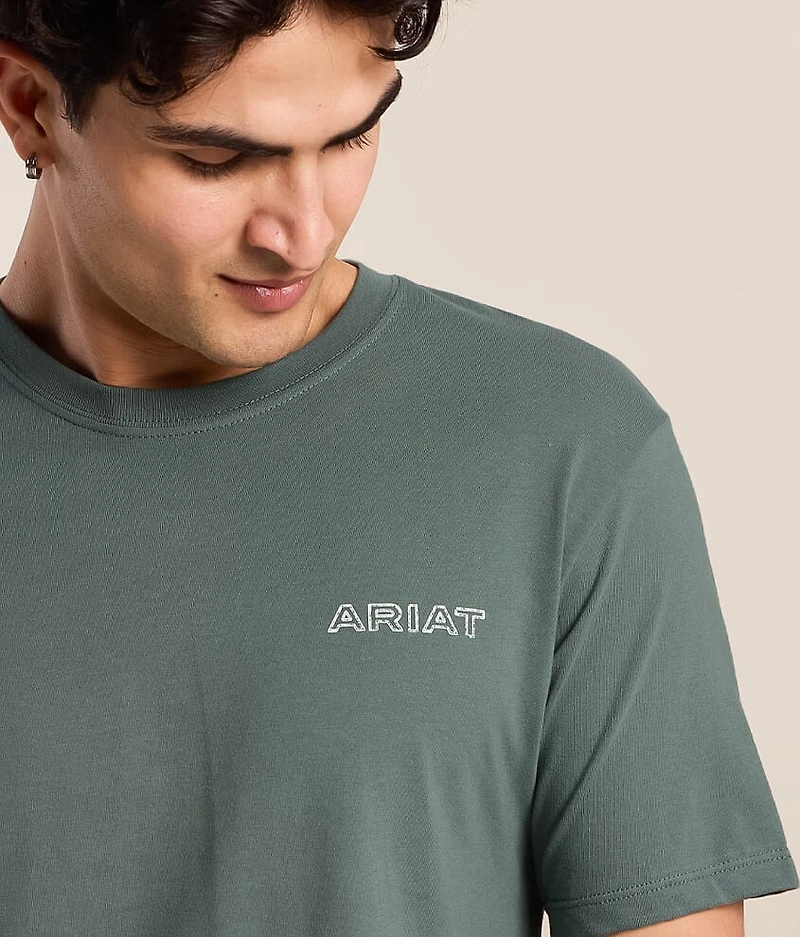 Layered Patriot Stamp T-Shirt