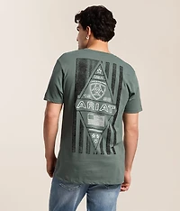 Layered Patriot Stamp T-Shirt