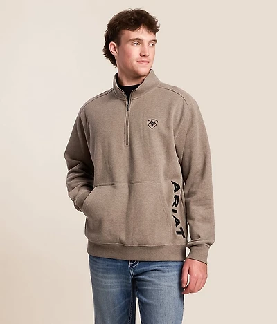 Ariat Logo Quarter Zip Pullover