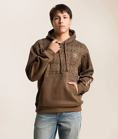 Rockwell Color Block Hooded Sweatshirt