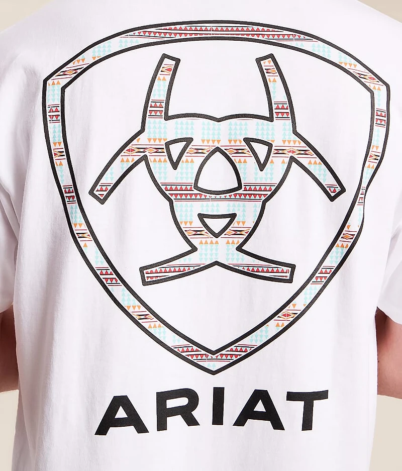 Subtle Serape Simple Shield T-Shirt