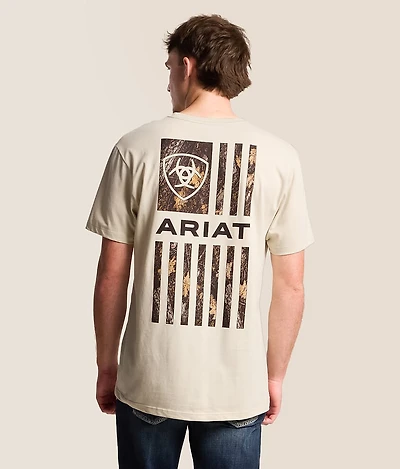 Brush Camo Flag T-Shirt