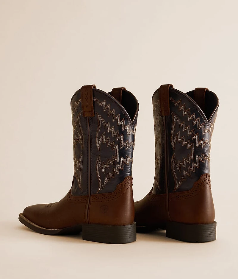 Boys - Tycoon Leather Cowboy Boot