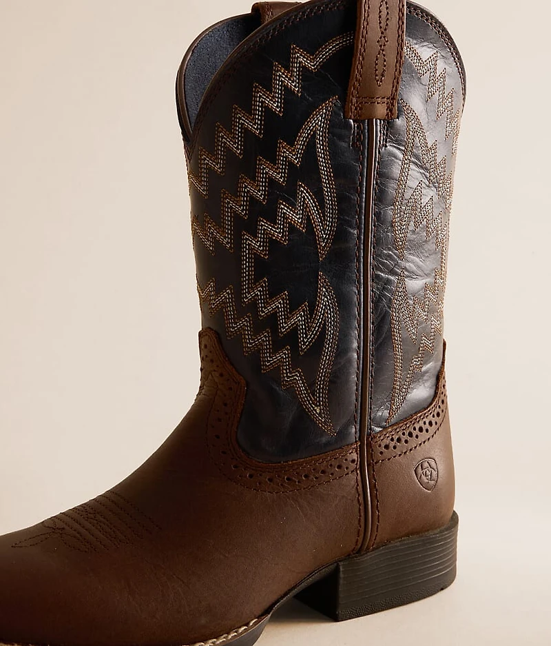 Boys - Tycoon Leather Cowboy Boot