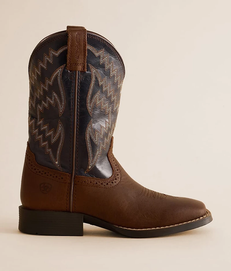 Boys - Tycoon Leather Cowboy Boot
