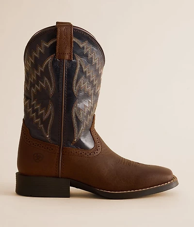 Boys - Tycoon Leather Cowboy Boot