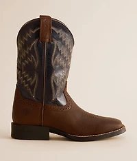 Boys - Tycoon Leather Cowboy Boot